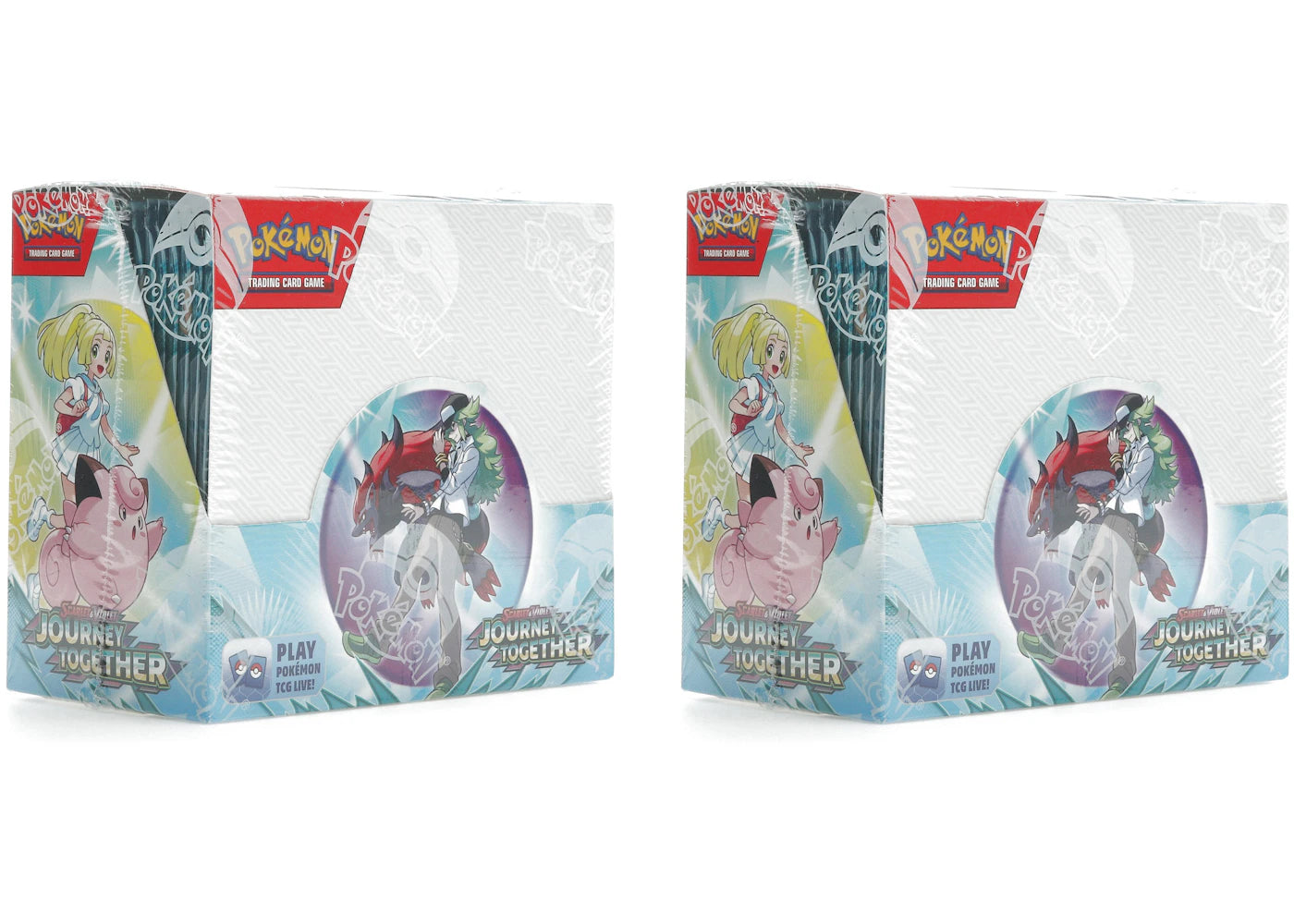 Pokmon Scarlet & Violet Journey Together Booster Box 2x Lot Side Kicks Pokmon Scarlet & Violet Journey Together Booster Box 2x Lot Side Kicks