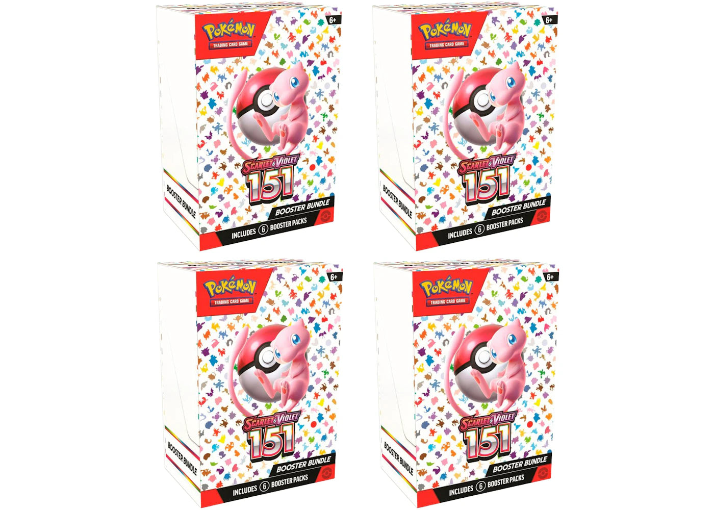 Pokmon TCG Scarlet & Violet 151 6pk Booster Bundle 4x Lot Side Kicks Pokmon TCG Scarlet & Violet 151 6pk Booster Bundle 4x Lot Side Kicks