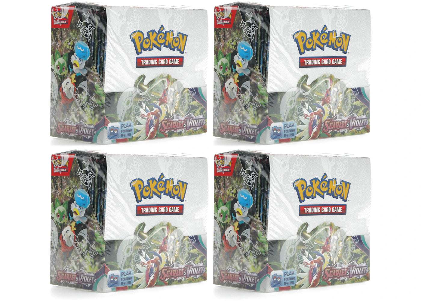 Pokmon TCG Scarlet & Violet Booster Box 4x Lot  Side Kicks