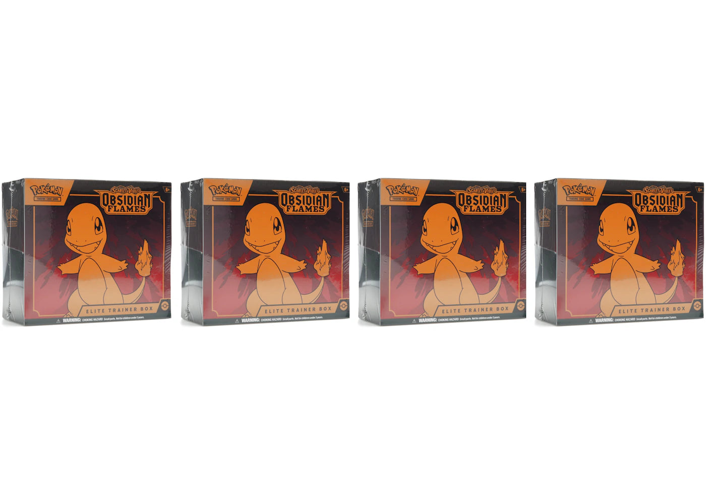 pokemon cards obsidian flames elite trainer box Pokémon TCG Scarlet & Violet Obsidian Flames Elite Trainer Box 4x Lot –  Side Kicks