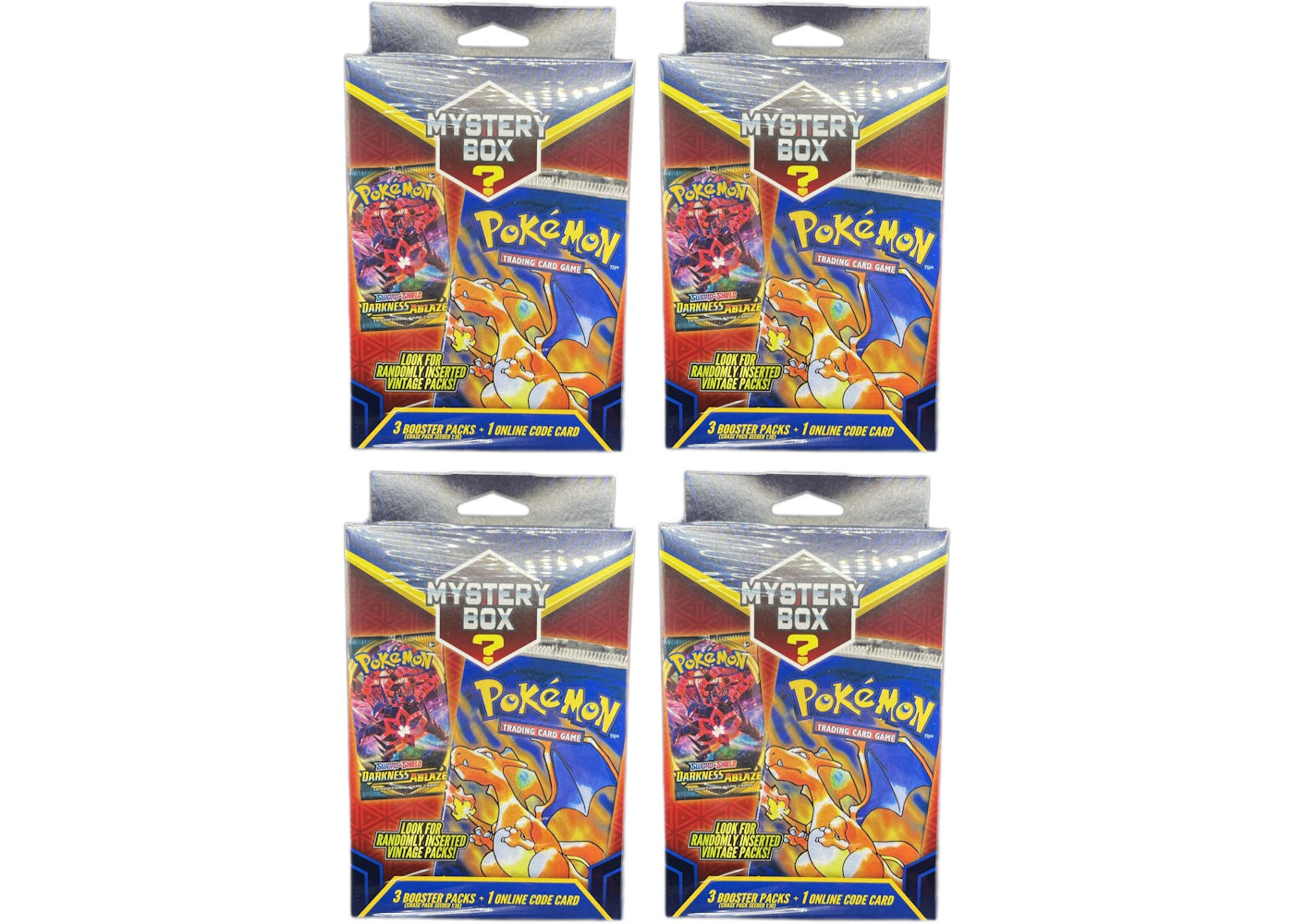 pokemon booster pack mystery box Pokémon TCG Walmart Mystery Box (3 Booster Packs) 4x Lot – Side Kicks