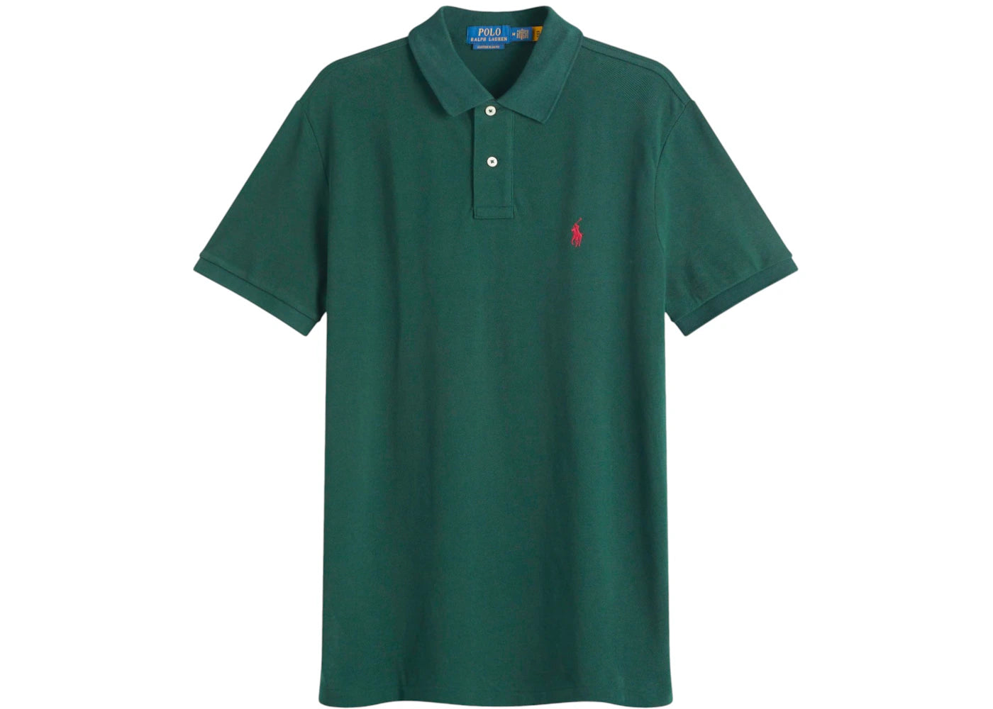 Polo Ralph Lauren Custom Slim Fit Polo College Green – Side Kicks