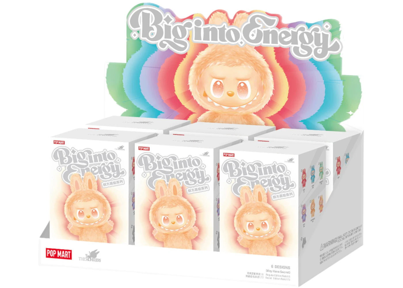 Pop Mart Labubu The Monsters Big into Energy Series Vinyl Plush Pop Mart Labubu The Monsters Big into Energy Series Vinyl Plush