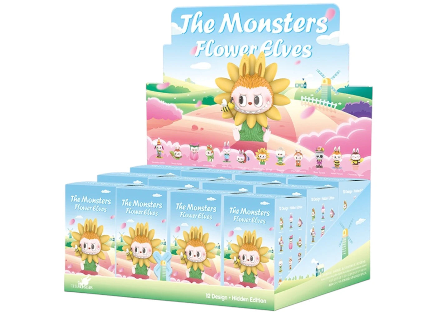 廃盤　POP MART The Monsters Flower Elves Pop Mart Labubu The Monsters Flower Elves Series Sealed Case (12