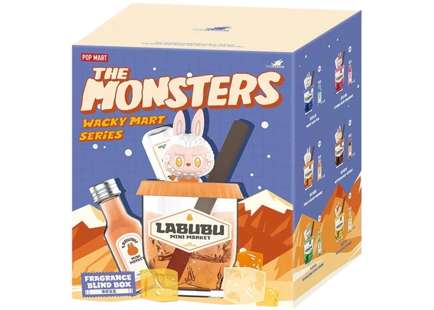 THE MONSTERS Wacky Martシリーズ ラブブ 巾着 オレンジ POP MART