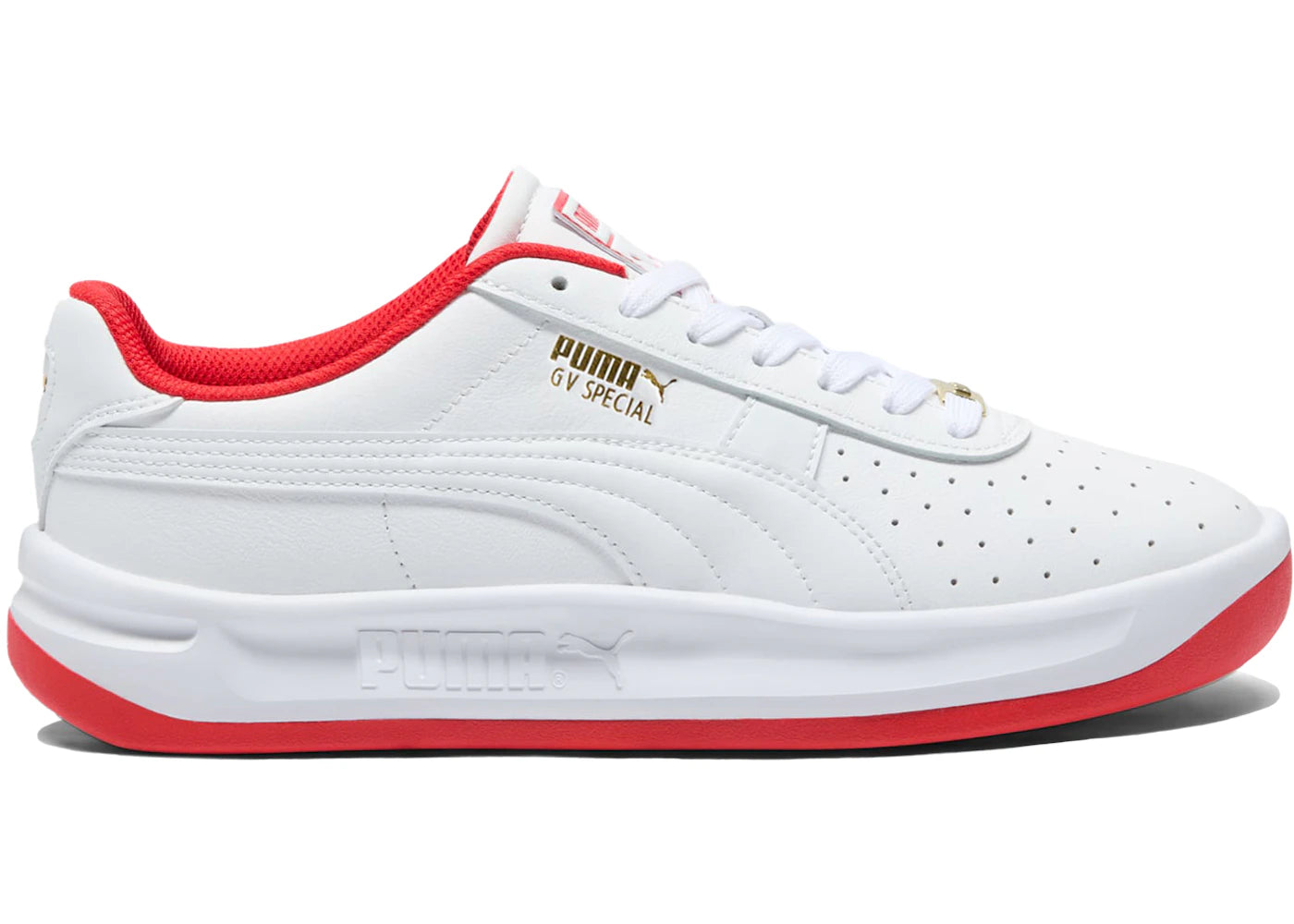Puma GV Special White Pop Red Side Kicks puma-gv-special-white-pop-red-side-kicks