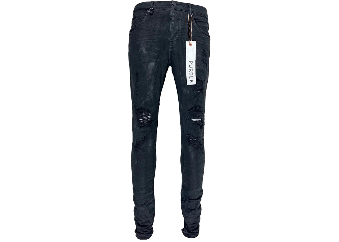 Purple Brand Black Oil Spill Jean Black – Side Kicks