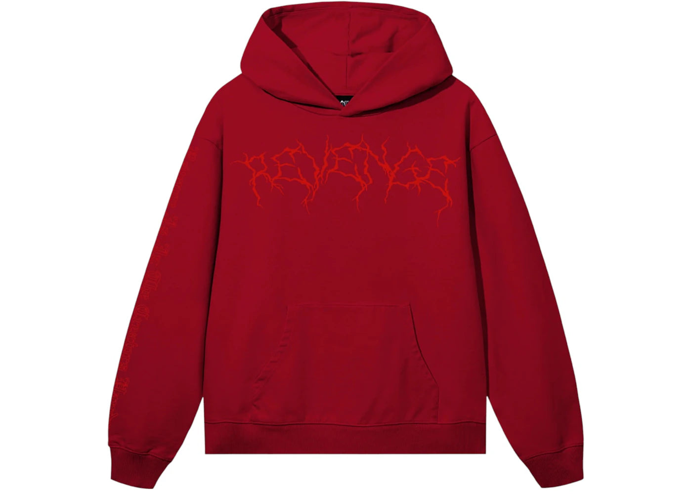 Revenge XXXTentacion Lightning Heartbreak Hoodie Red/Red – Side Kicks