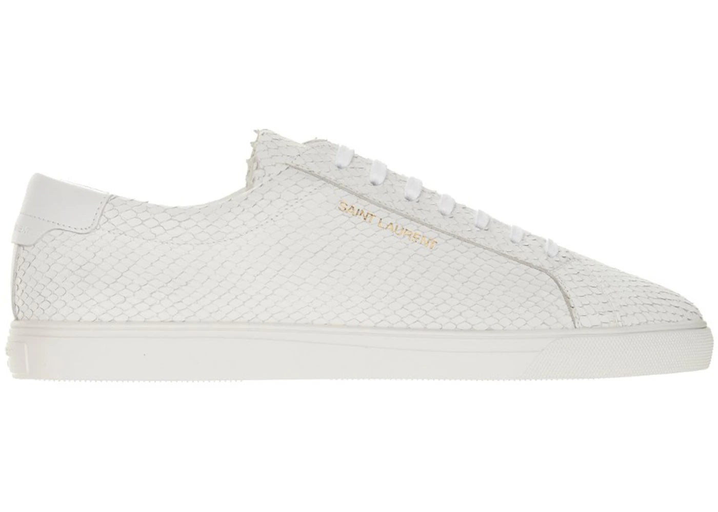 Saint Laurent Andy Python White – Side Kicks