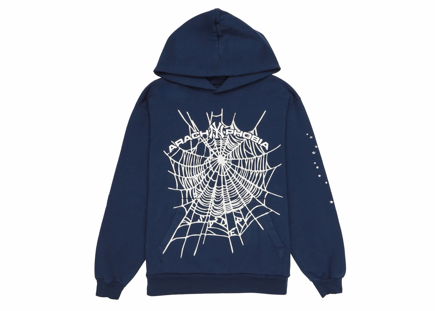 Sp5der Arach NY Phobia Hoodie Navy – Side Kicks