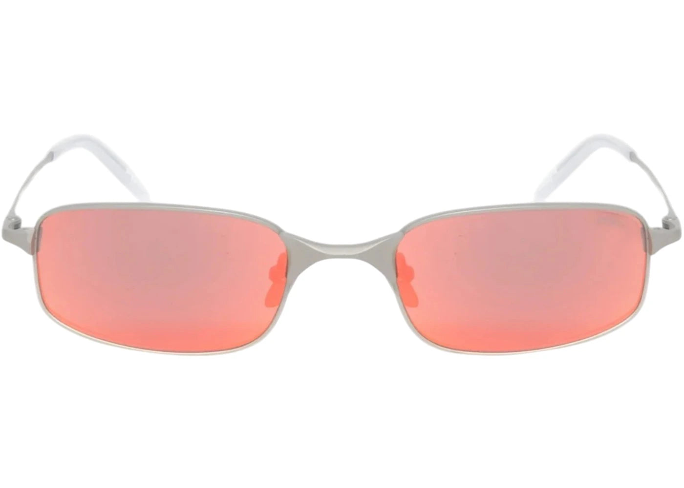Stussy Simon Sunglasses Matte Silver/Sunflare Mirror – Side Kicks