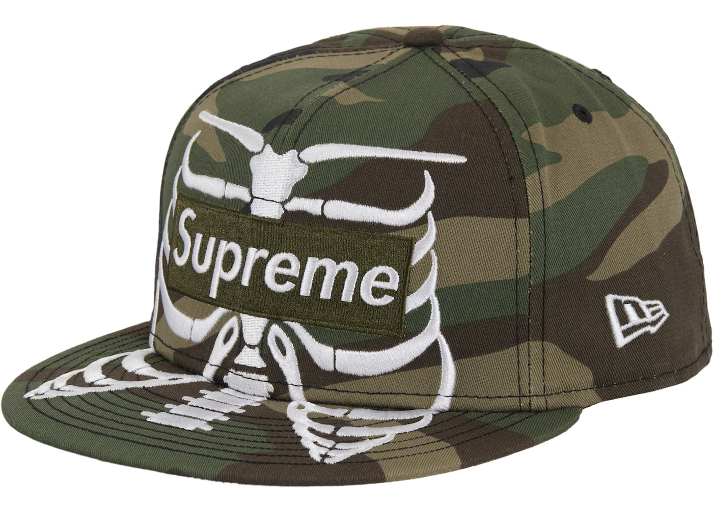 Supreme Bones Box Logo New Era 59Fifty Cap Camo – Side Kicks Supreme Bones Box Logo New Era 59Fifty Cap Camo – Side Kicks