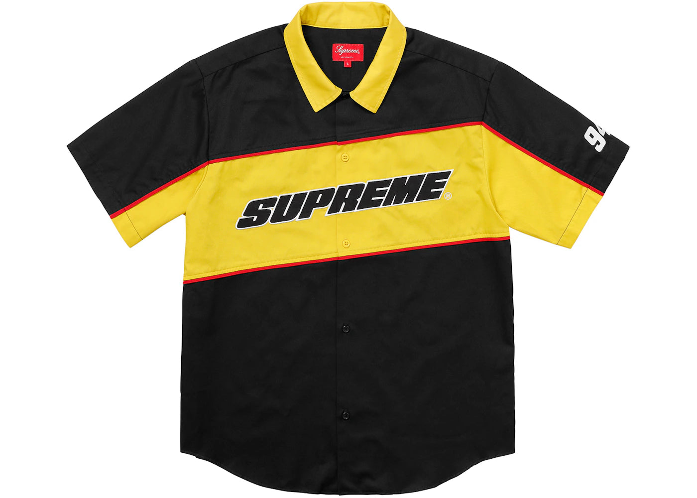 Supreme Color Blocked Work Shirt (SS18) Black – Side Kicks