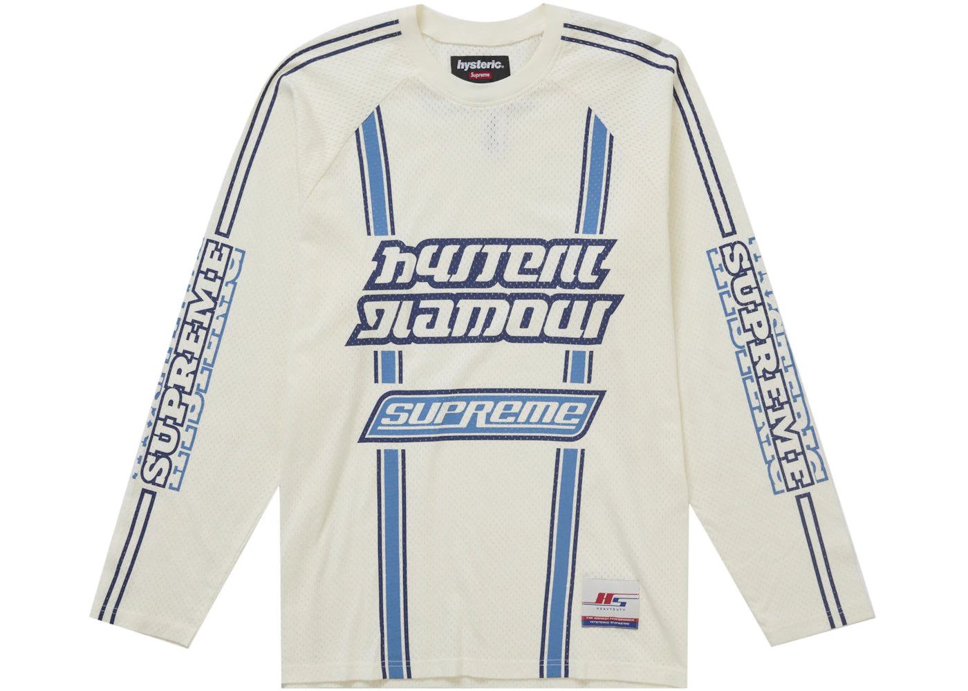 Supreme Hysteric Glamour Mesh L/S Top White – Side Kicks