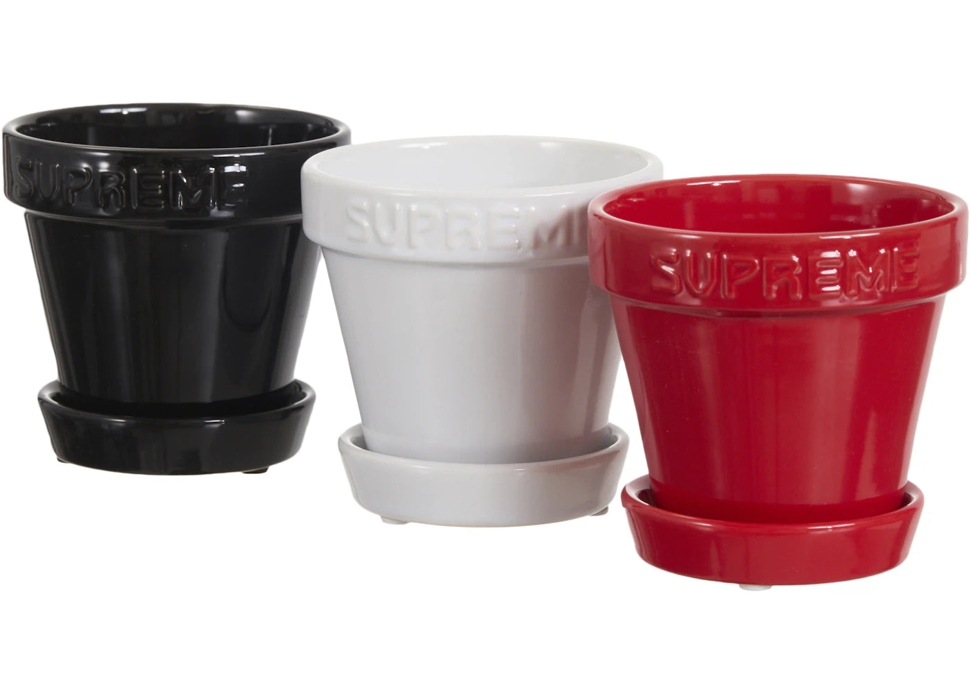 【 Supreme 】 Mini Planters Multicolor Supreme Mini Planters Planters (Set of 3) Multicolor – Side Kicks