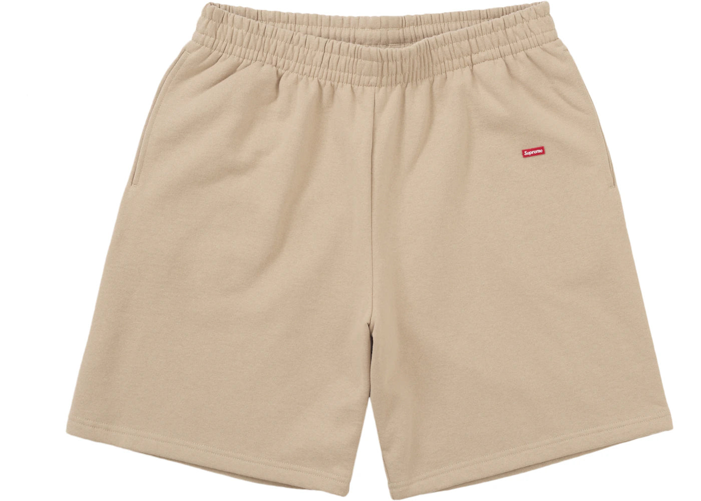 Supreme Small Box Sweatshort (SS25) Tan – Side Kicks
