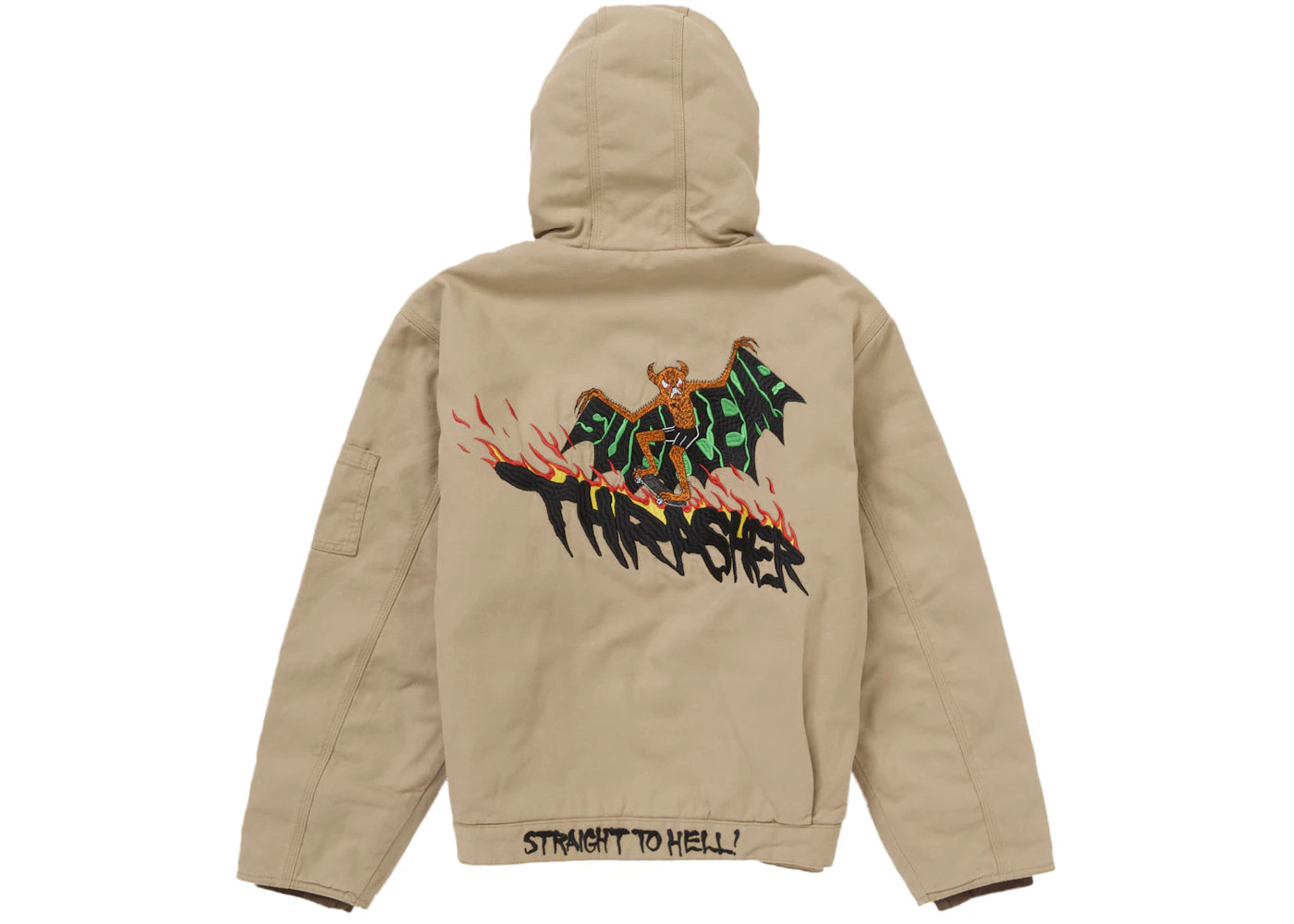Supreme Thrasher Hooded Work Jacket L