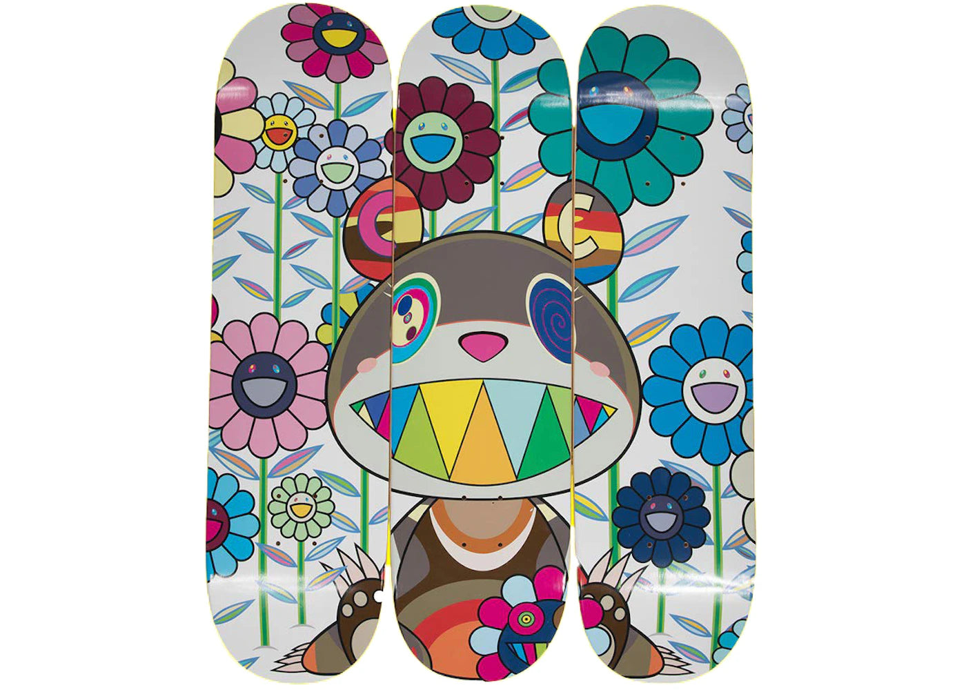 TAKASHI MURAKAMI X COMPLEXCON FLAMMING SKULLS TAKASHI MURAKAMI X COMPLEXCON FLAMMING SKULLS