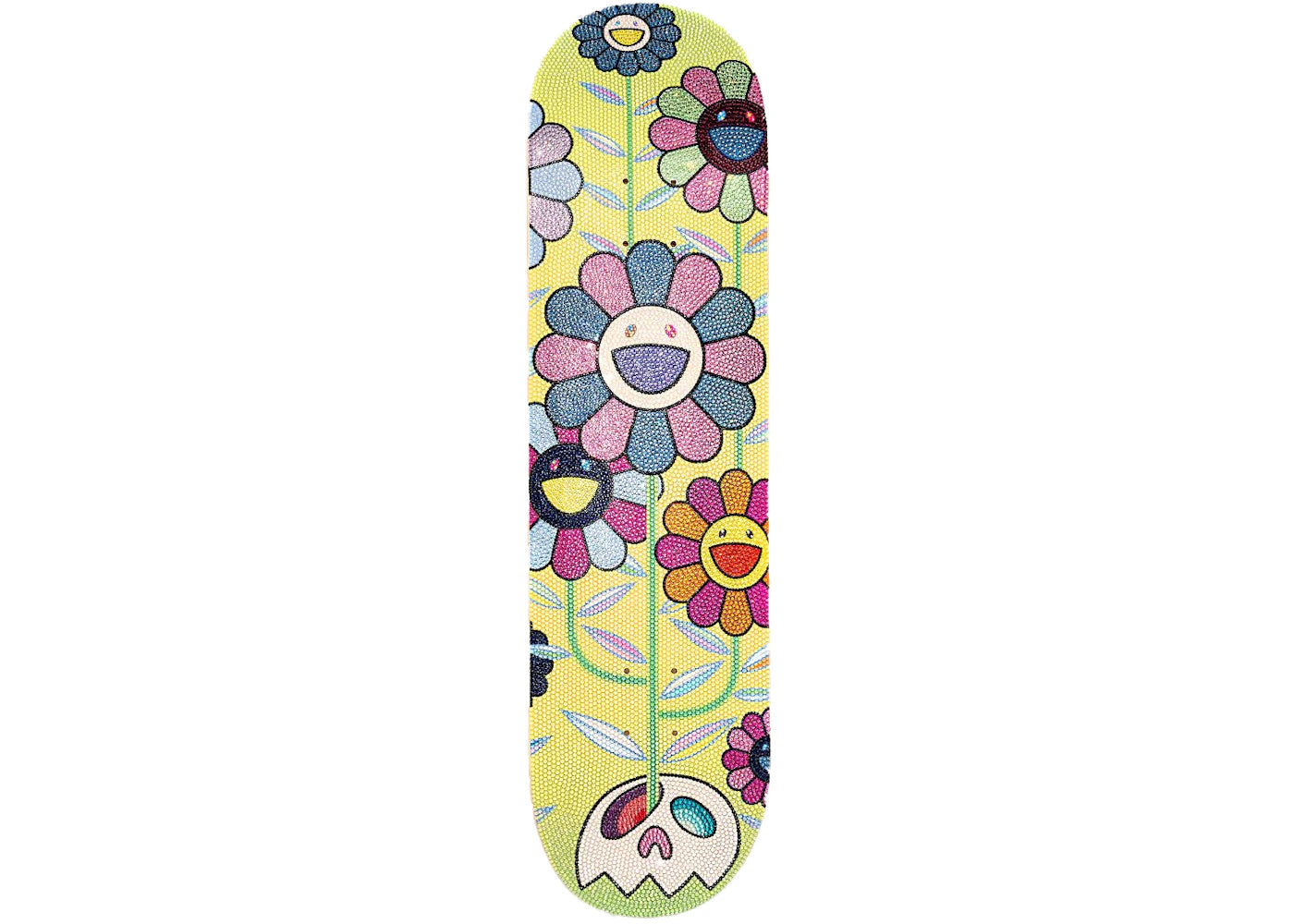 Lot De 3 Skateboard Decks Takashi Murakami X ComplexCon - Flamming Skulls 2018