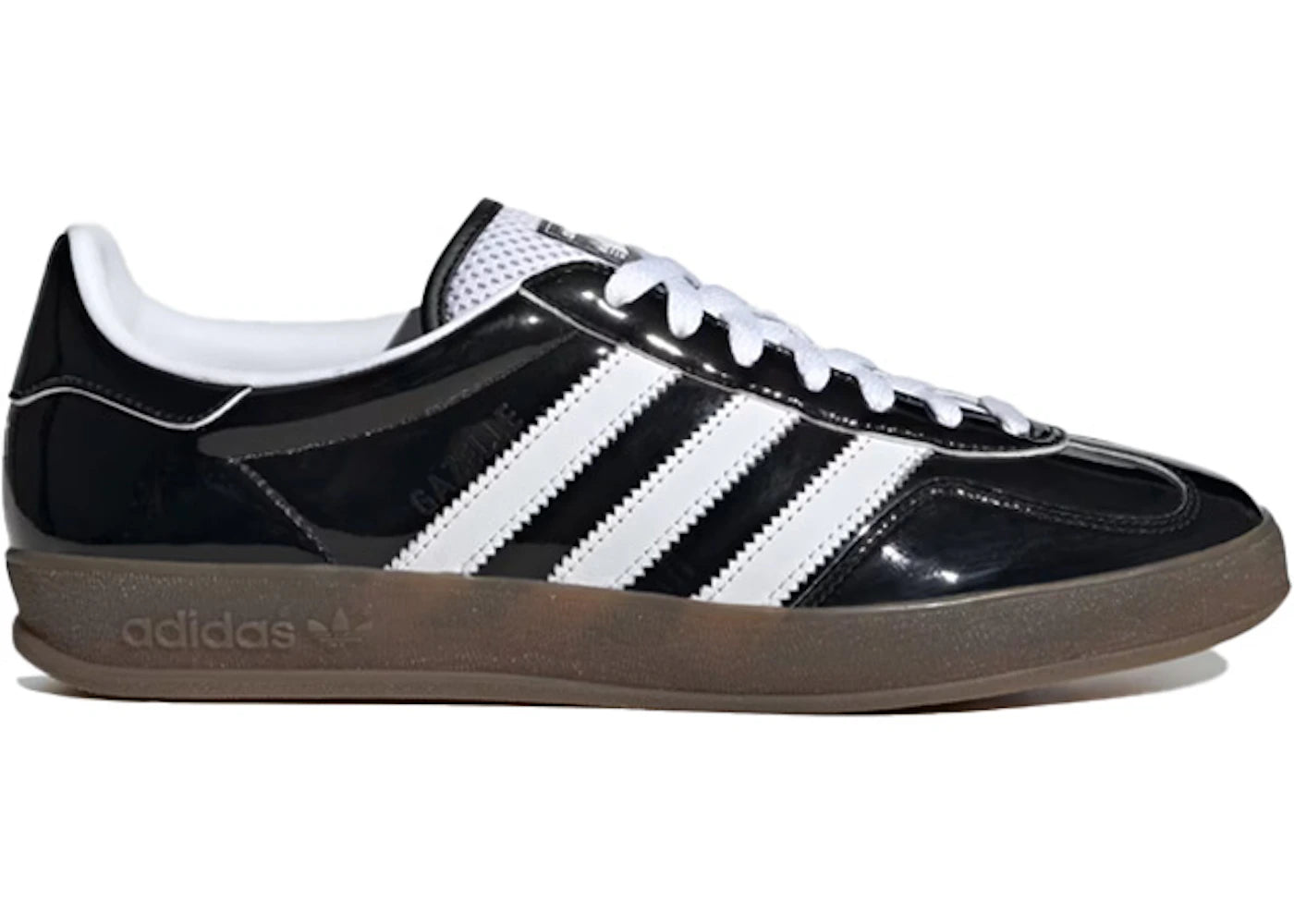 adidas Gazelle Indoor Core Black Patent Leather – Side Kicks