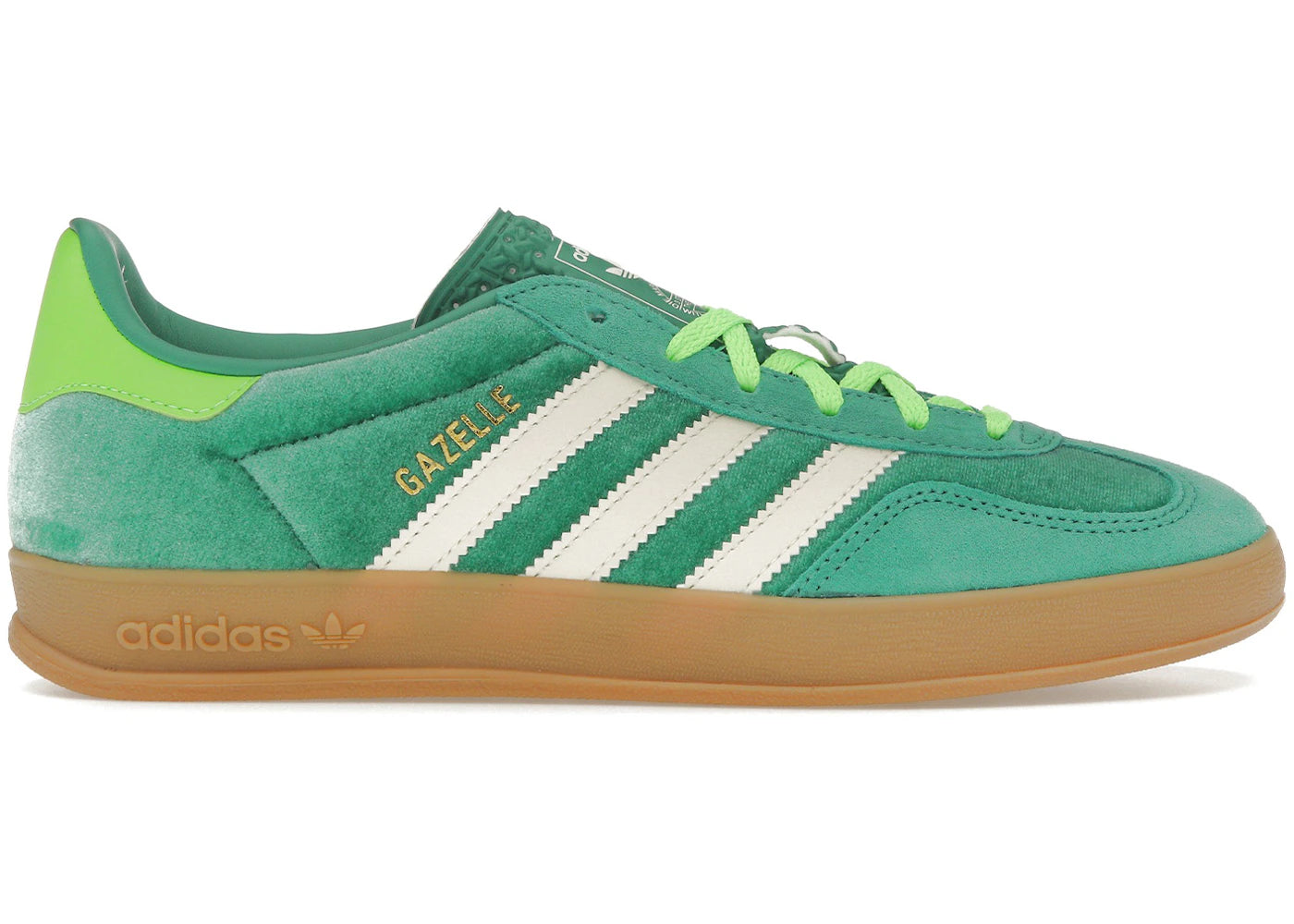 adidas Gazelle Indoor Semi Court Green Velvet (Women's) adidas Gazelle Indoor Semi Court Green Velvet (Women's)