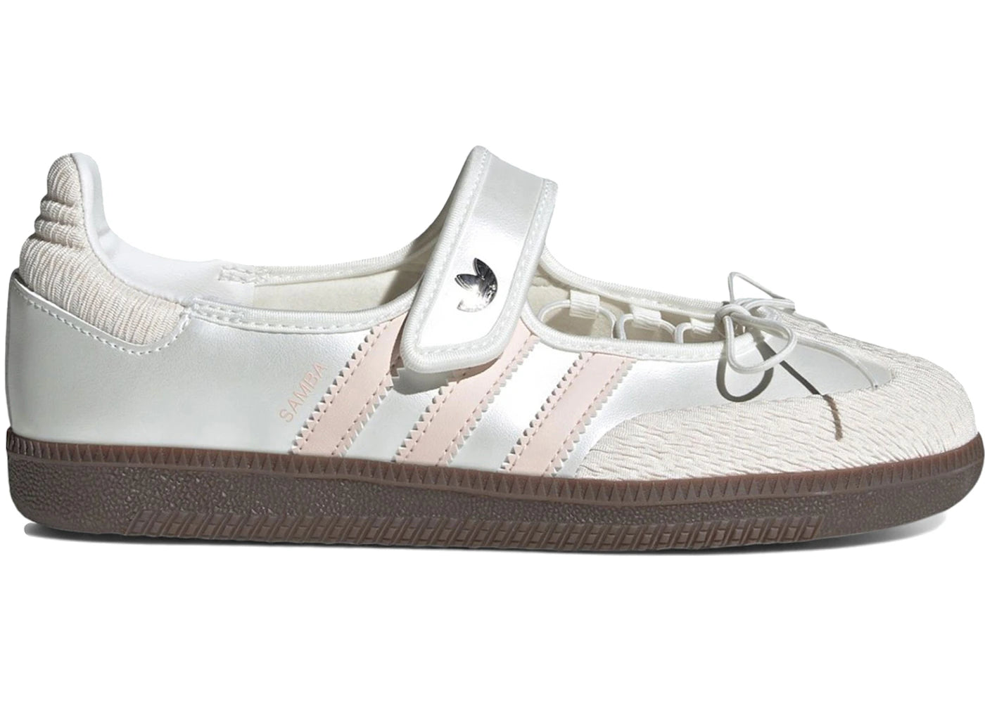 adidas Samba Jane Cloud White Pink (Women's) Side Kicks adidas Samba Jane Cloud White Pink (Women's) Side Kicks