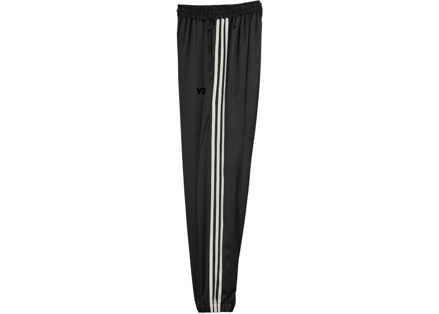 adidas Women's Y-3 Tech Silk 3-Stripes Cuffed Tracksuit Bottoms