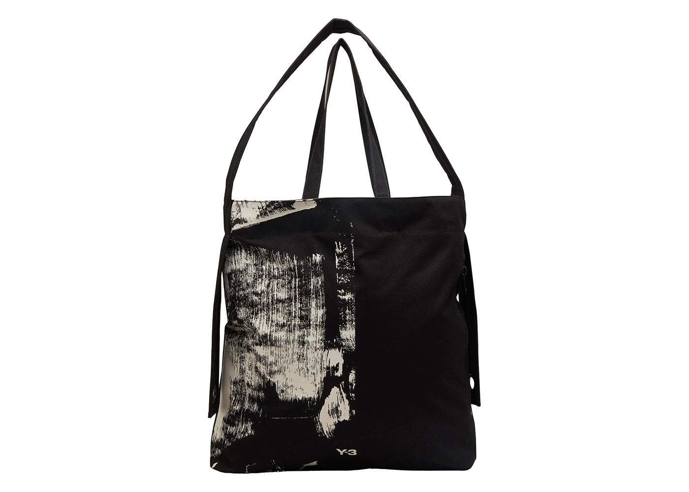 adidas Y-3 AOP Shoulder Bag Black⁄Talc \u2013 Side Kicks