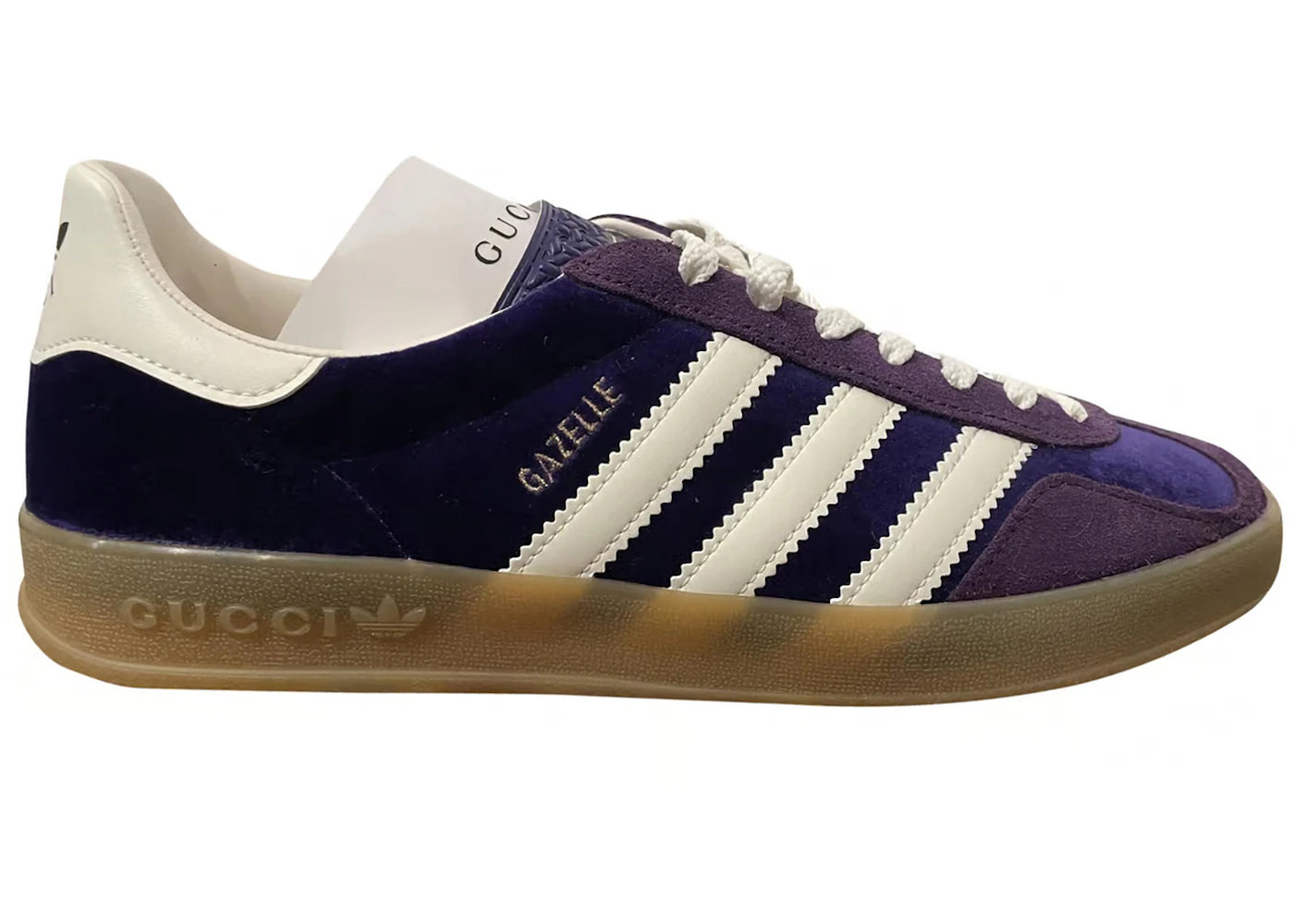 adidas gazelle silver green womens adidas x Gucci Gazelle Purple Velvet (Women's) – Side Kicks