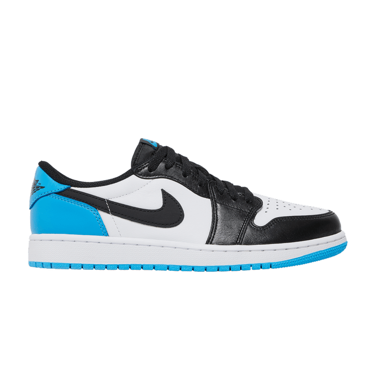 Jordan Retro Low OG Black Dark Powder Blue – Side Kicks