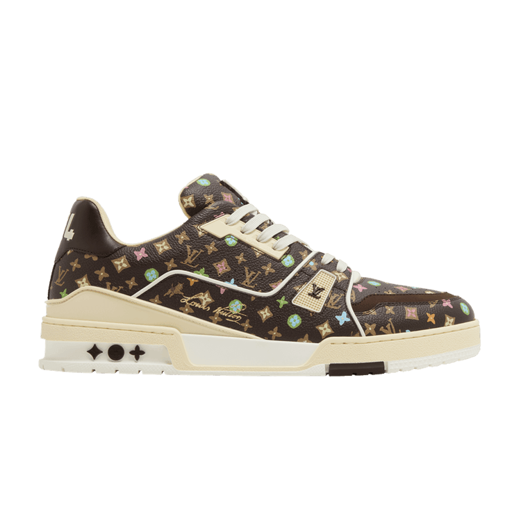 Louis Vuitton Trainer 'Mocha Multi-Color Monogram' - Side Kicks