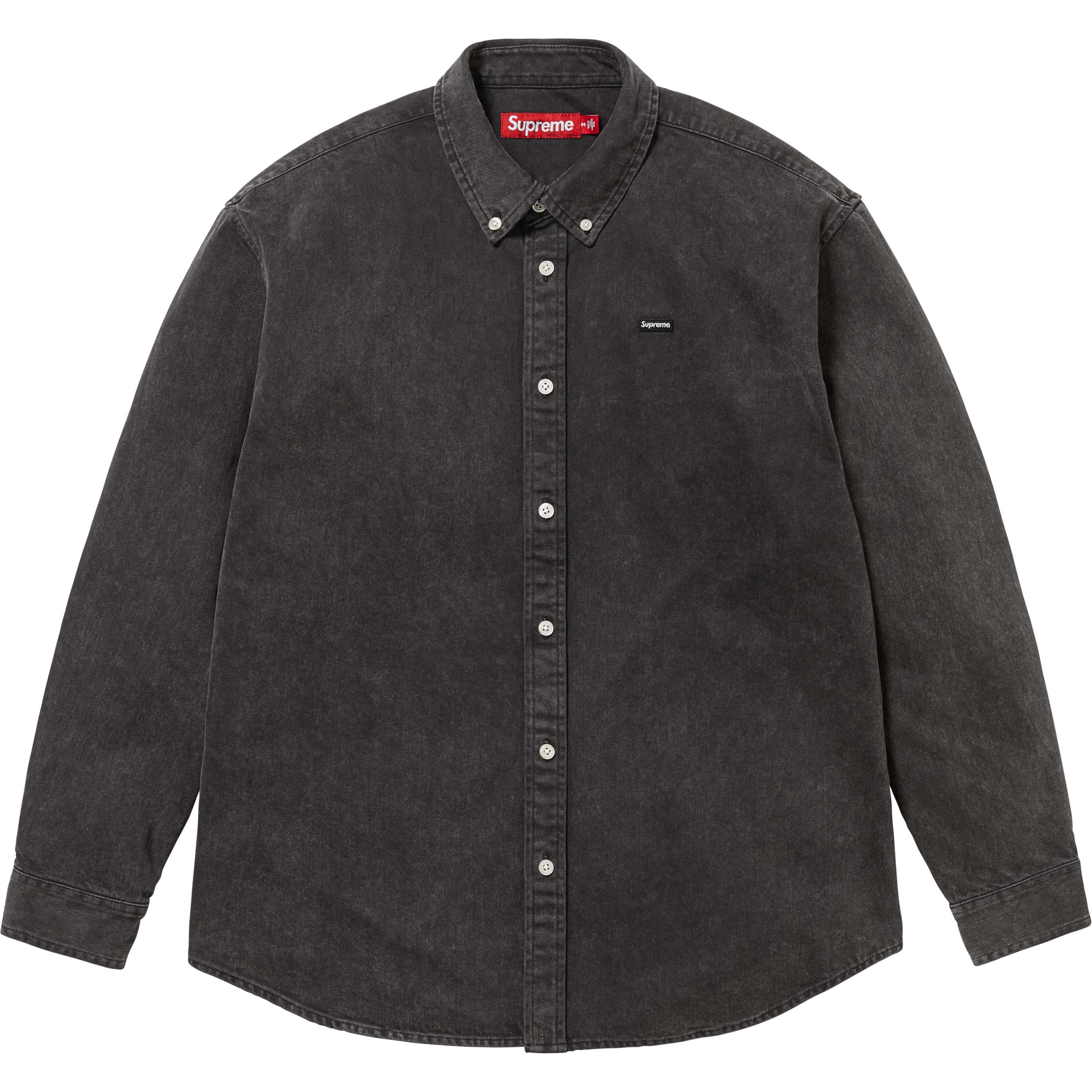 Supreme Small Box Denim Shirt - Black – Side Kicks