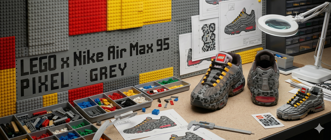 LEGO x Nike Air Max 95 Pixel Grey Black Release Date & Where to Buy