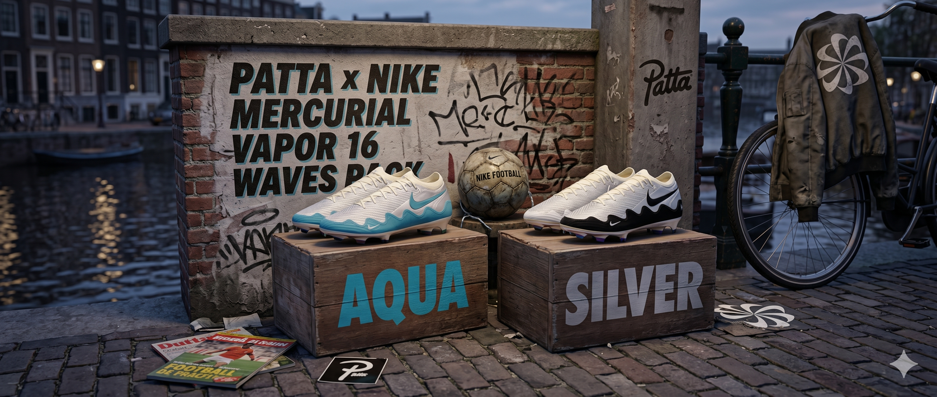 Patta x Nike Mercurial Vapor 16 'Silver' & 'Aqua' 2026 Release Date, Price & Where to Buy