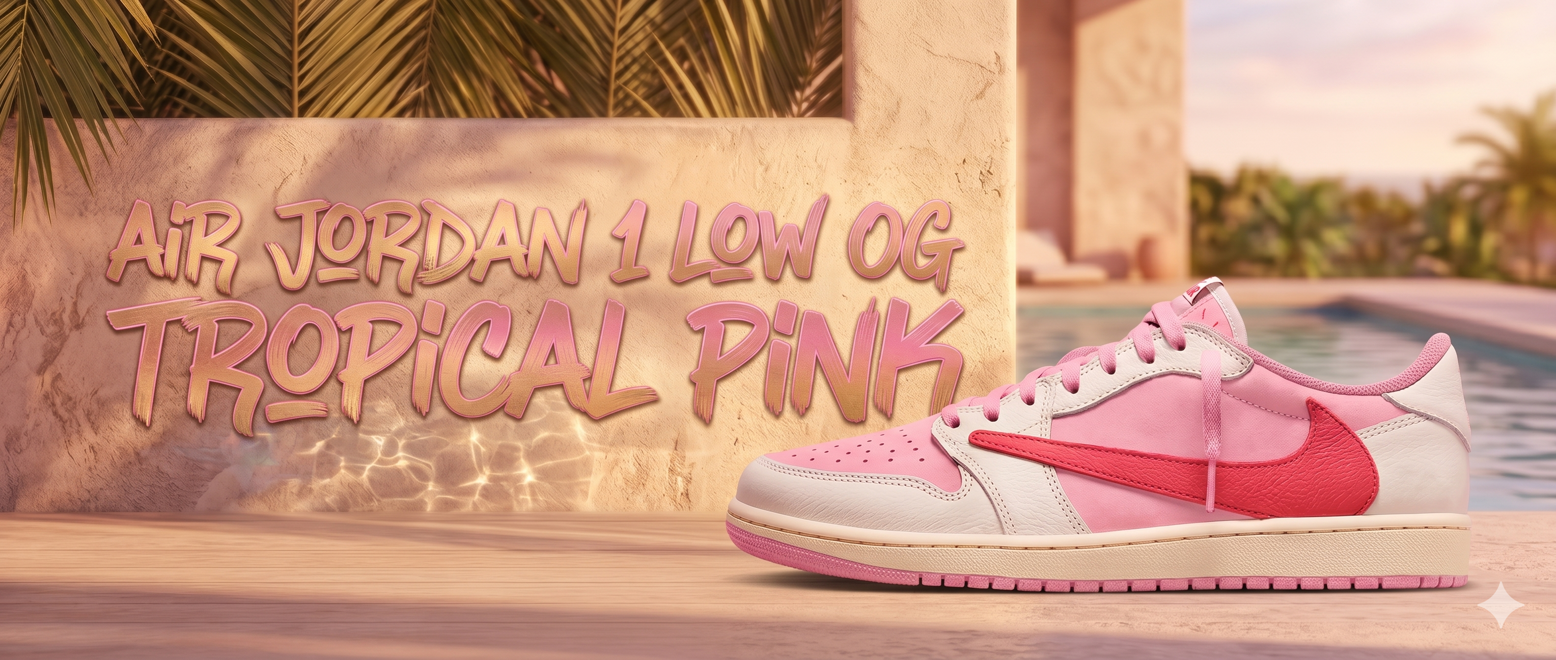Travis Scott x Air Jordan 1 Low OG 'Tropical Pink' Release Date, Price & Where to Buy