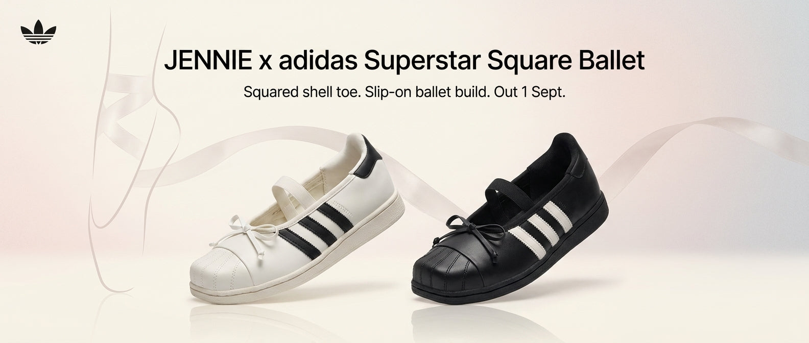 JENNIE x adidas Superstar Square Ballet 'White' & 'Black' Release Date, Price & Where to Buy