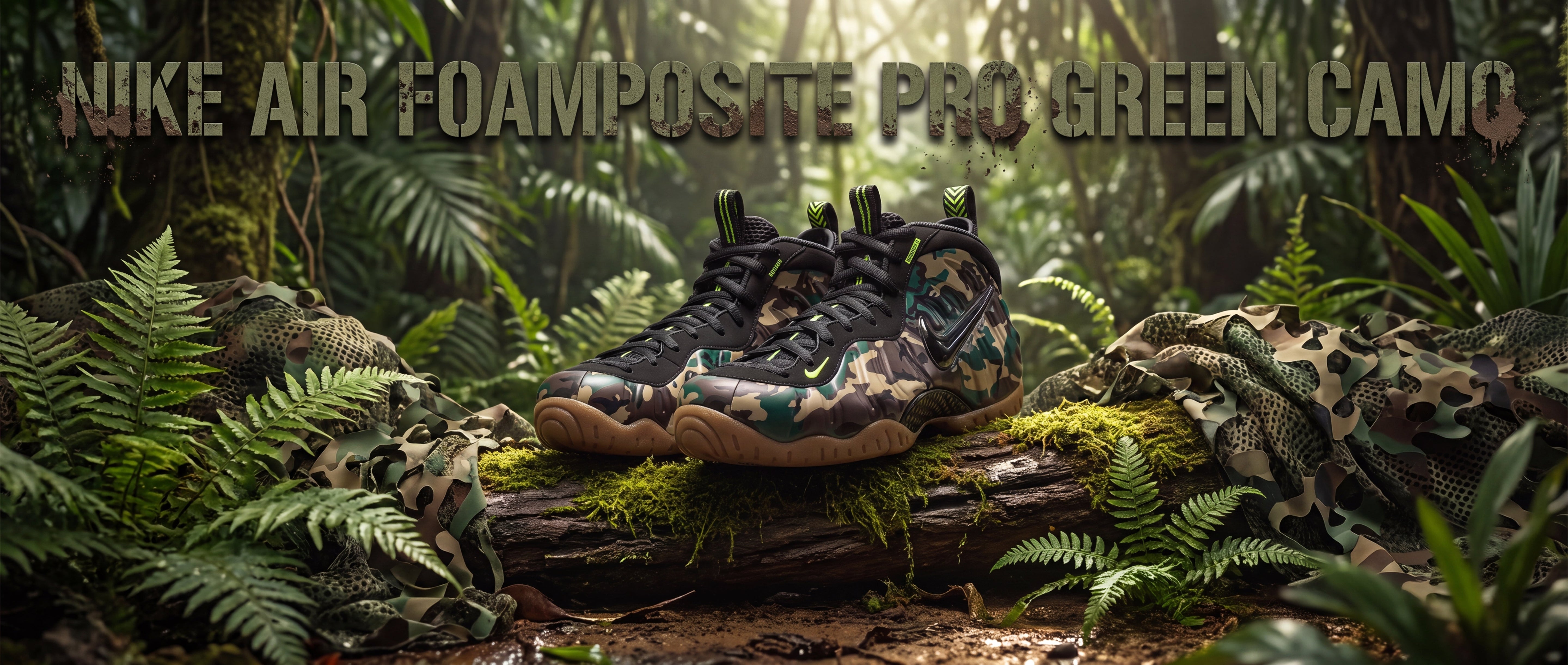 Nike Air Foamposite Pro Green Camo IM5204-001 2026 | Side Kicks