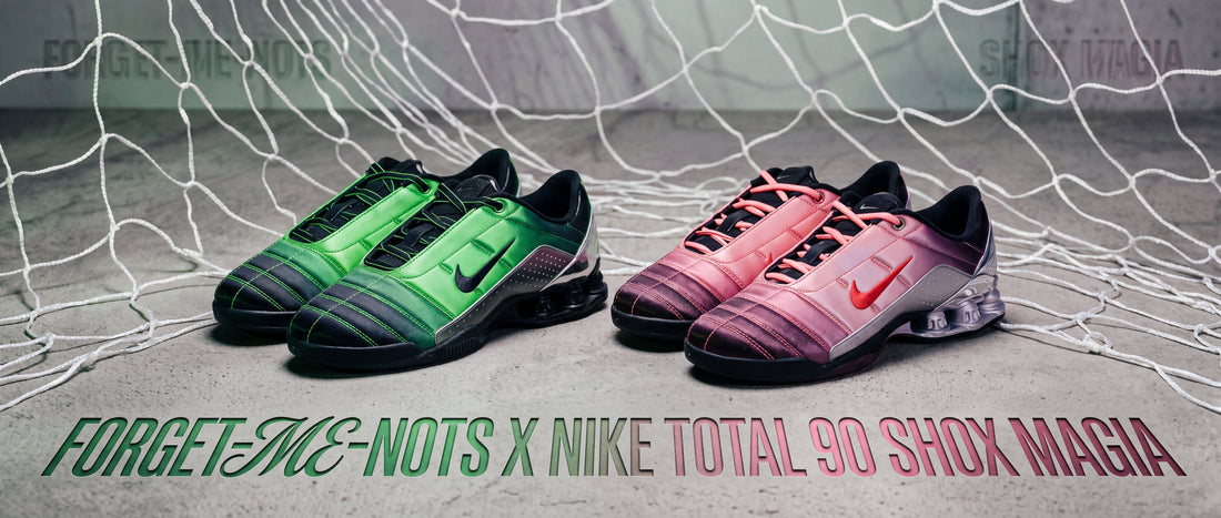 Forget-me-nots x Nike Total 90 Shox Magia Shy Pink 2026