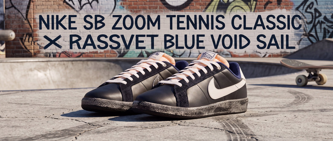 Nike SB Zoom Tennis Classic x Rassvet Blue Void Sail 2026 | Side Kicks