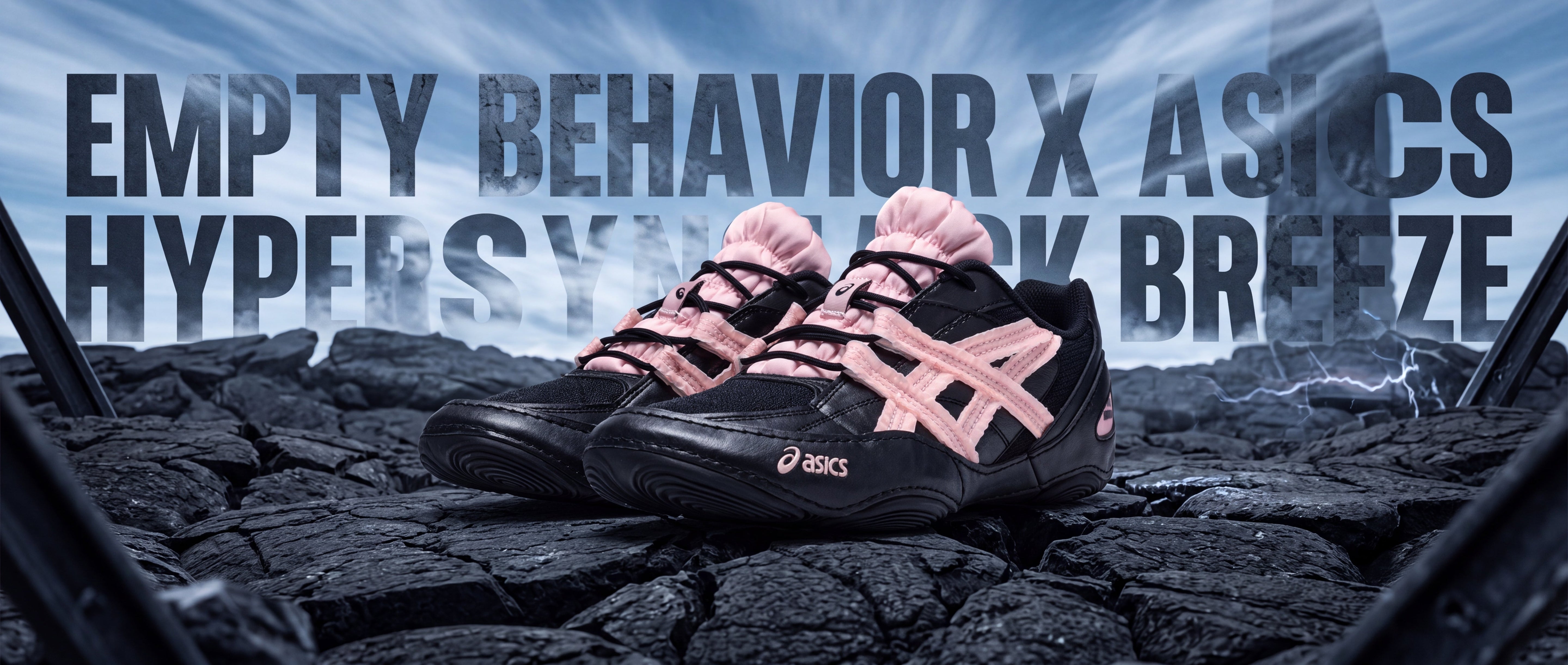 Empty Behavior x ASICS Hypersync Black Breeze 2026 | Side Kicks