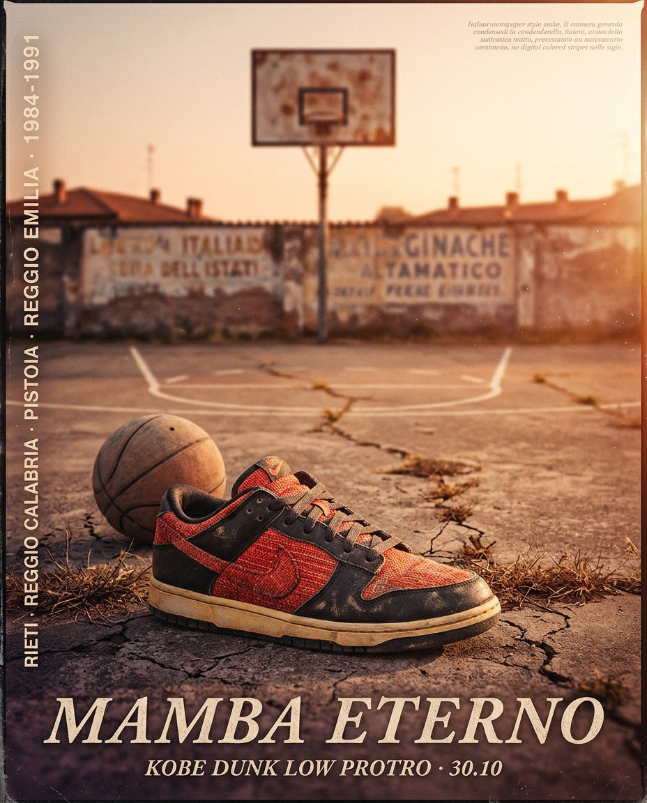 The Dunk Gets The Mamba Treatment: Kobe Dunk Low Protro 'Mamba Eterno' Lands As The Darker Of The Four