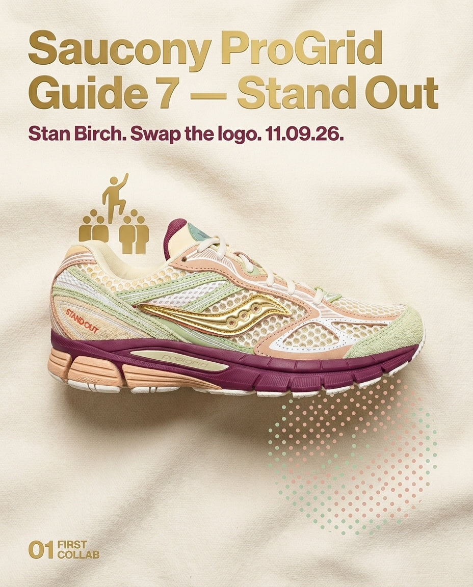 Swap the Logo, Change the Fit: Stan Birch's First Saucony Collab Lands With 'Stand Out'