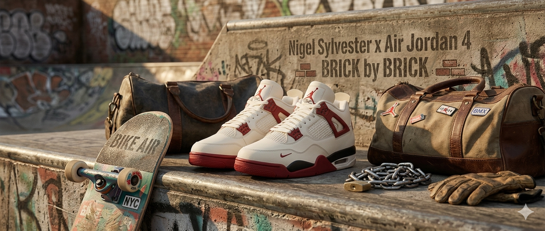 Nigel Sylvester x Air Jordan 4 'Brick By Brick' Release Date, Price & Where to Buy