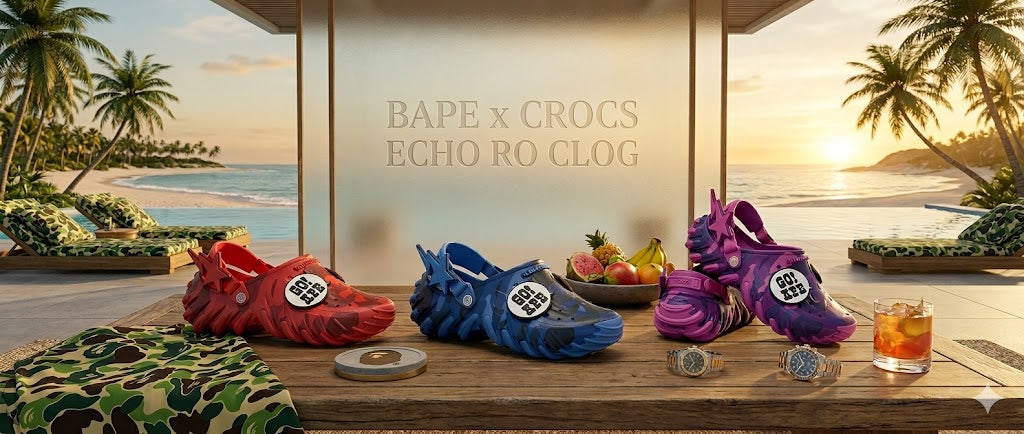 BAPE x Crocs Echo RO Clog Release Date, Price & Where to Buy