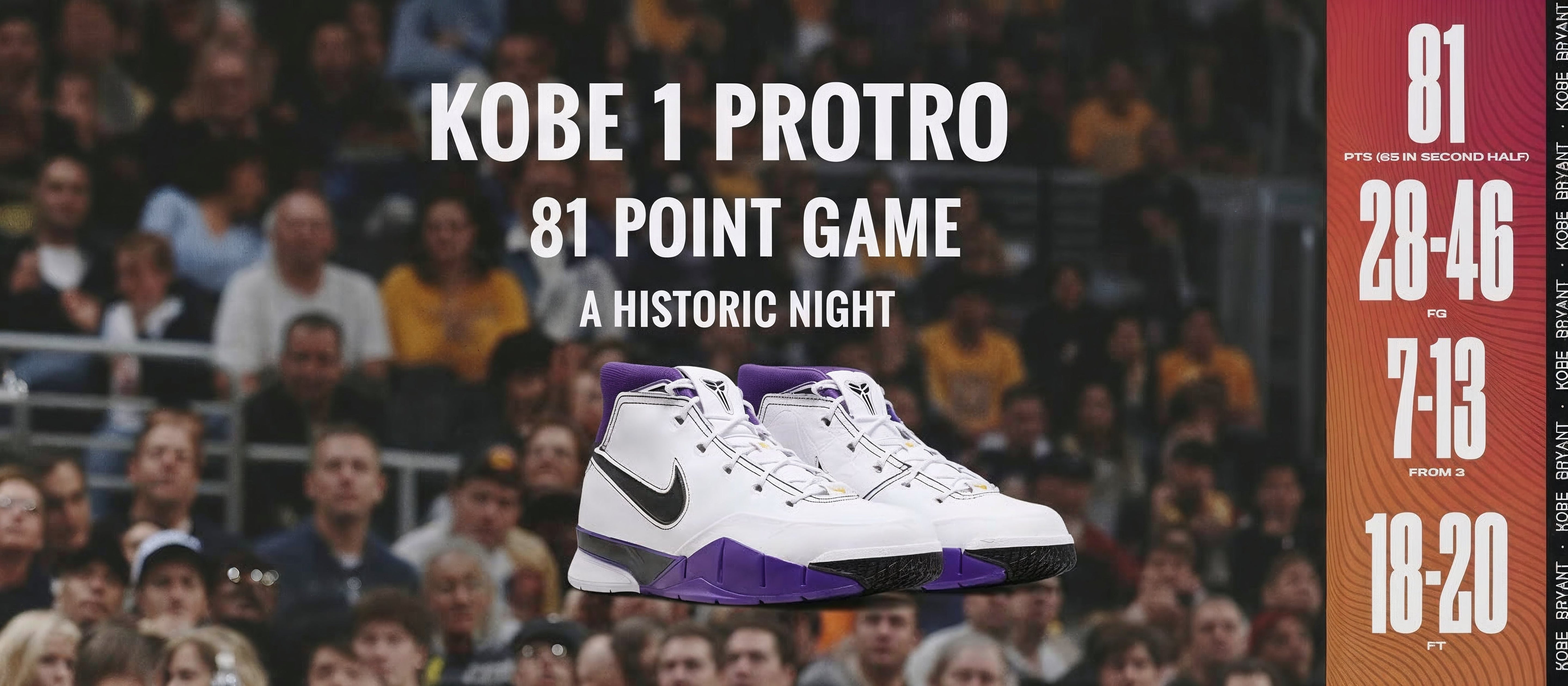Nike Kobe 1 Protro “81 Points” Release Date, Price & Where to Buy