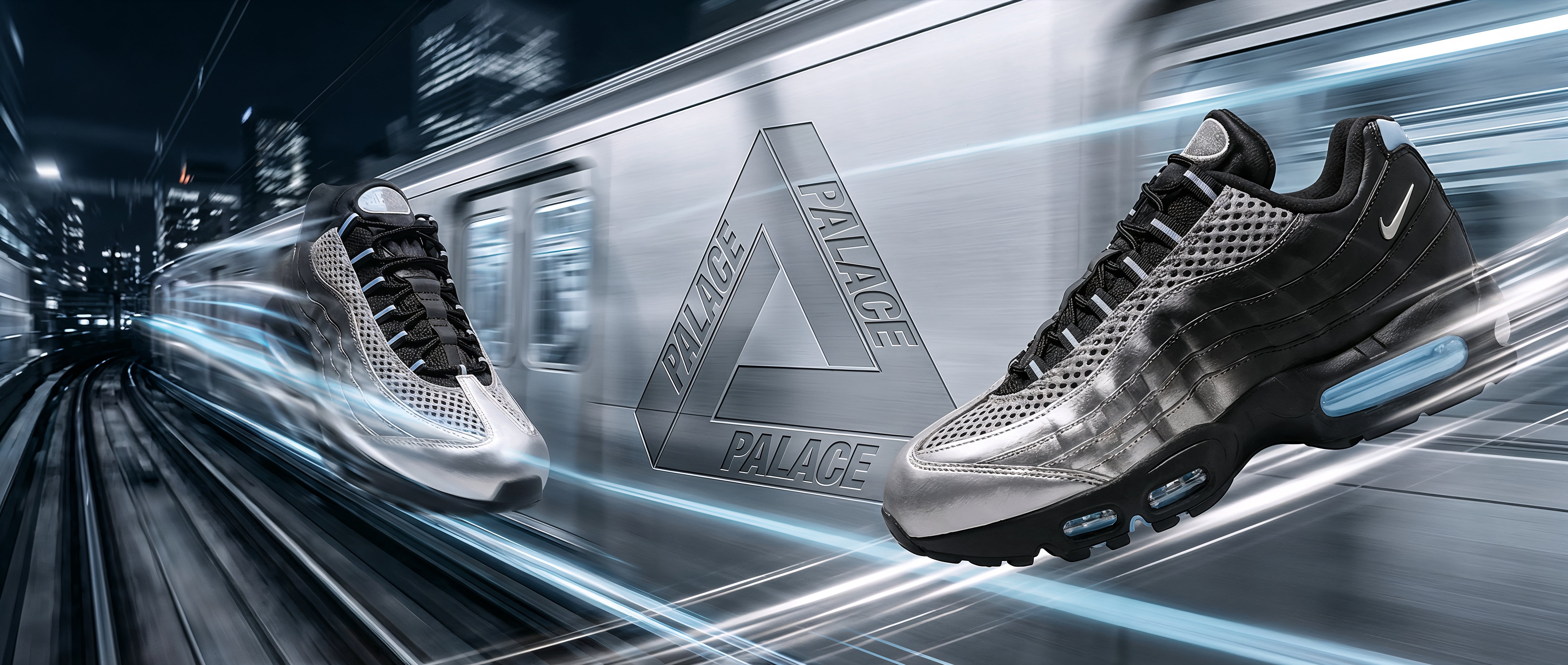 Palace Skateboards × Nike Air Max 95 Big Palace Skateboards x Nike Air Max 95 Big Bubble 