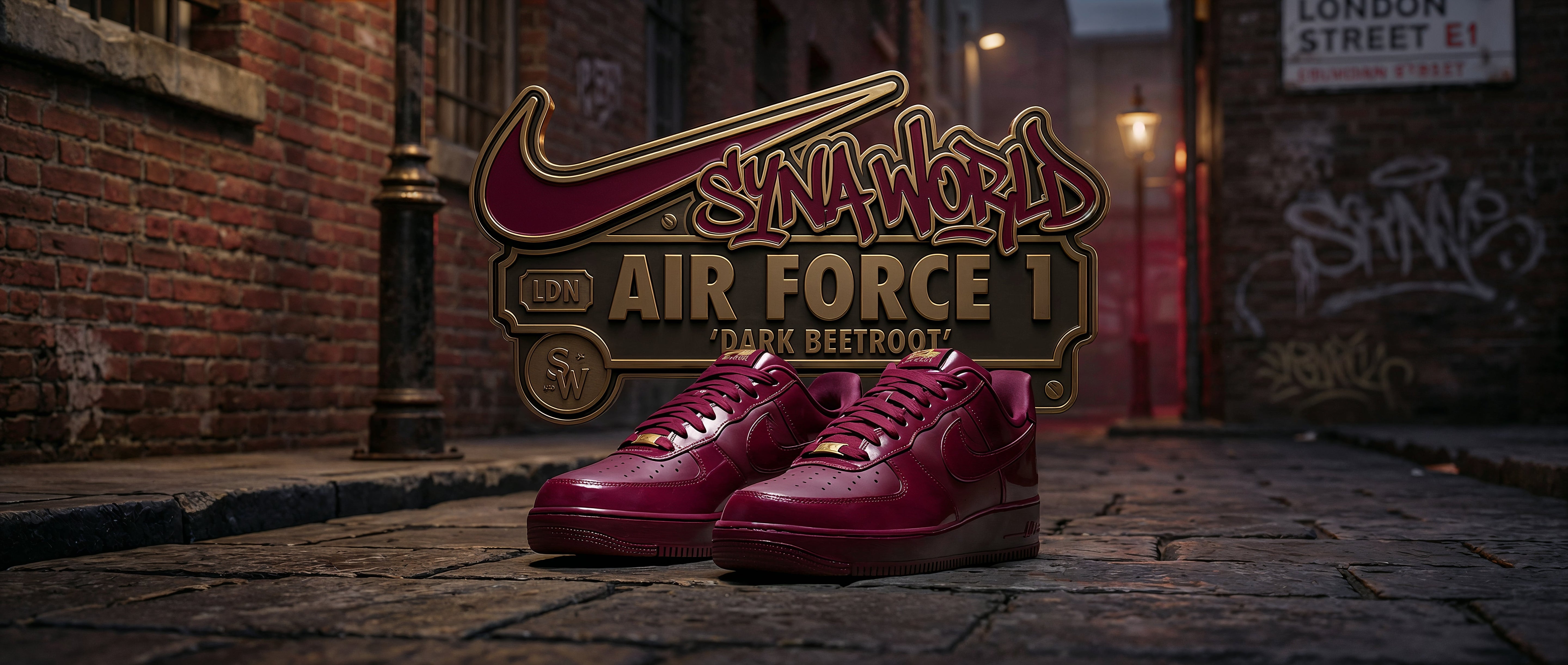Nike Air Force 1 x Syna World 'Dark Beetroot' Release Date, Price & Where to Buy