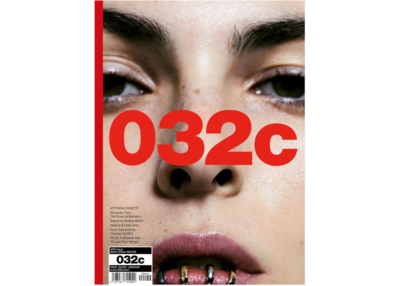032c Vittoria Ceretti Cover with Kanye West Ye Booklet Magazine