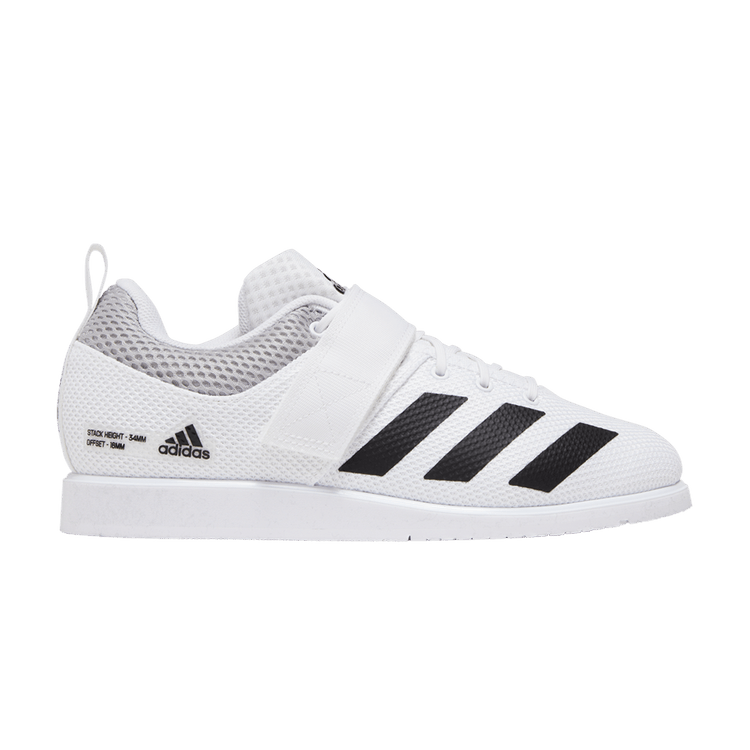adidas Powerlift 5 Cloud White Core Black Grey Two