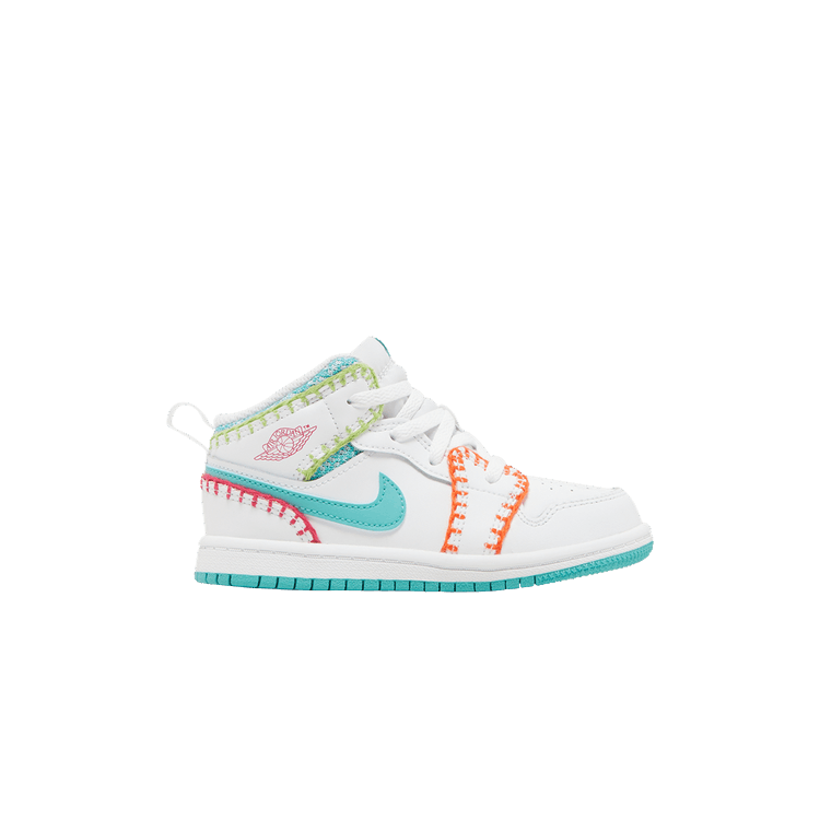 Jordan 1 Mid SE Washed Teal Rush Pink (TD)